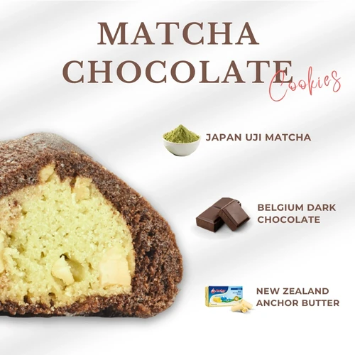 Matcha Chocolate Cookies